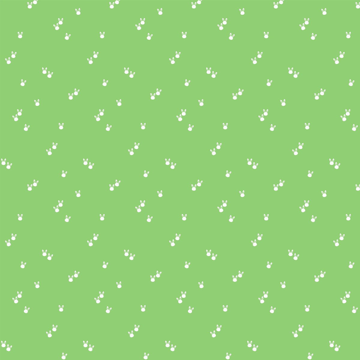 Seasonal Basics Fabric Collection - Bunnies Green
