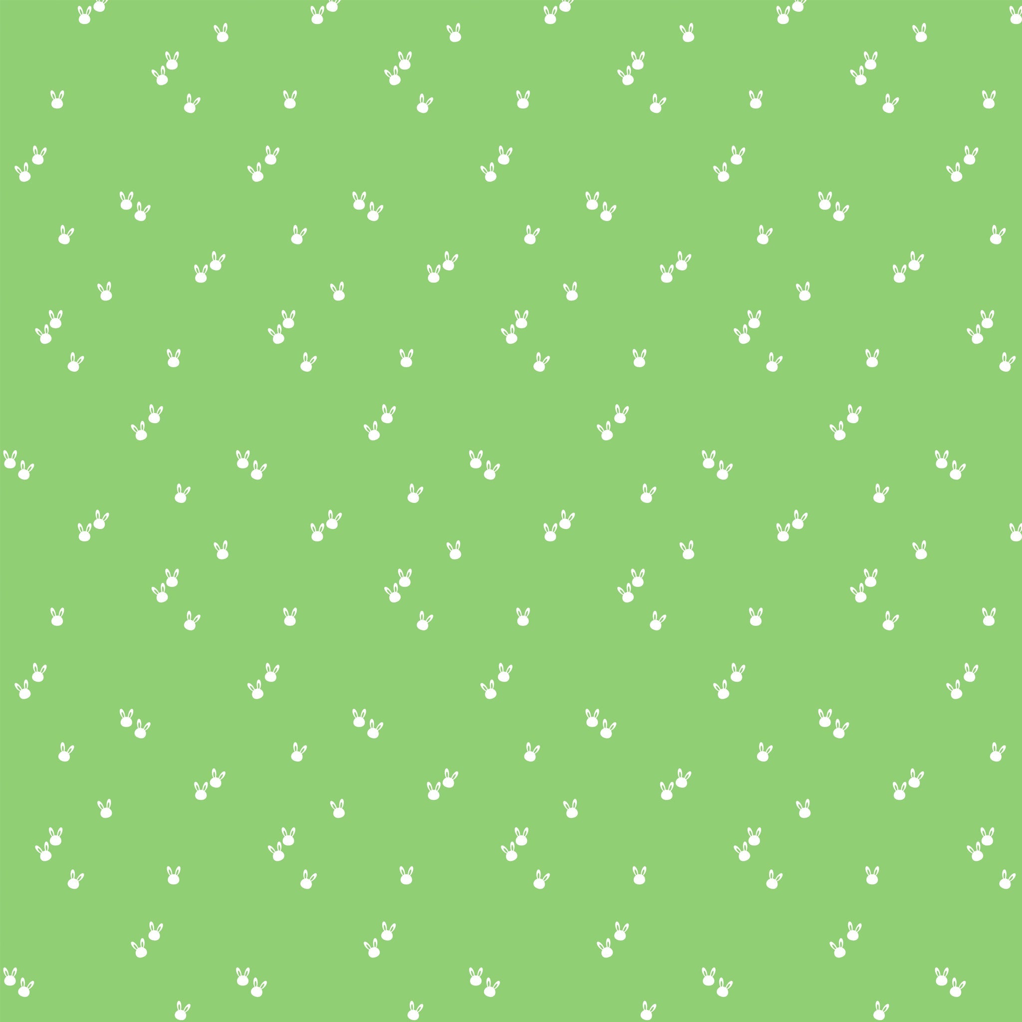 Seasonal Basics Fabric Collection - Bunnies Green