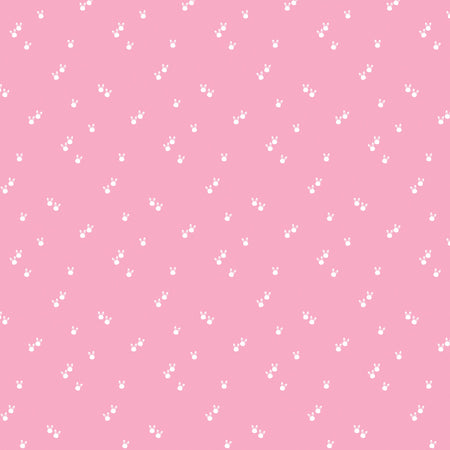 Seasonal Basics Fabric Collection - Bunnies Pink