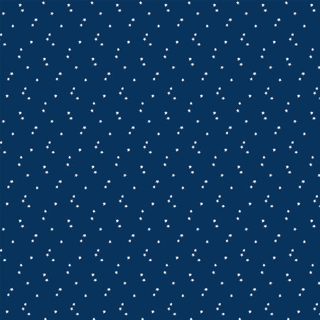 Seasonal Basics Fabric Collection - Stars Blue