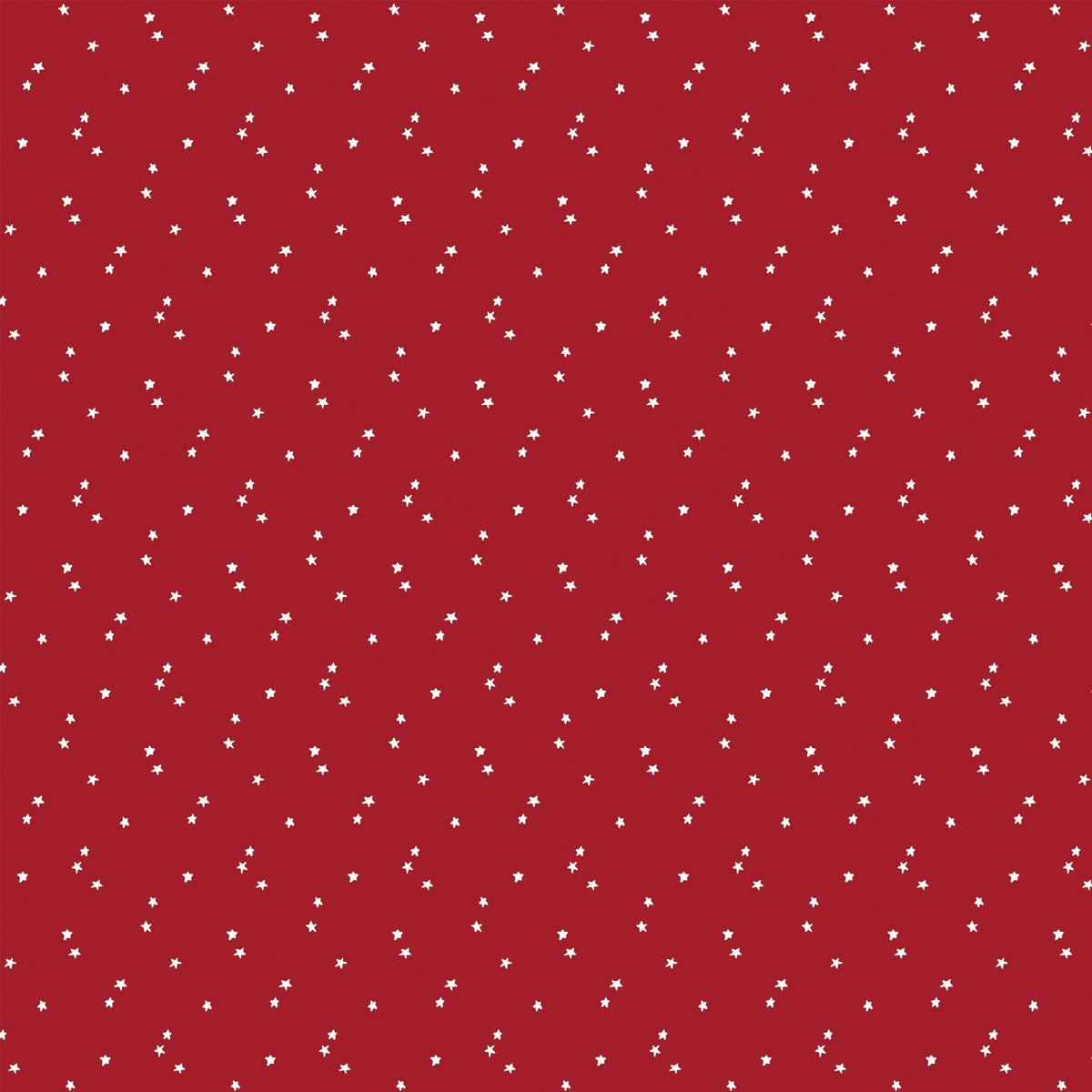 Seasonal Basics Fabric Collection - Stars Red
