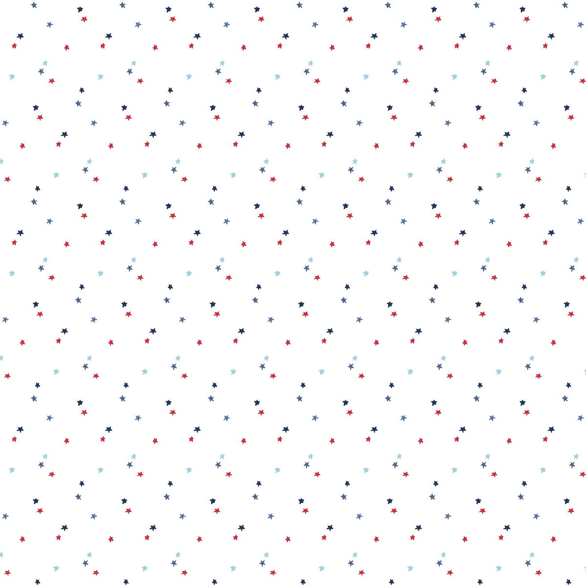 Seasonal Basics Fabric Collection - Stars White