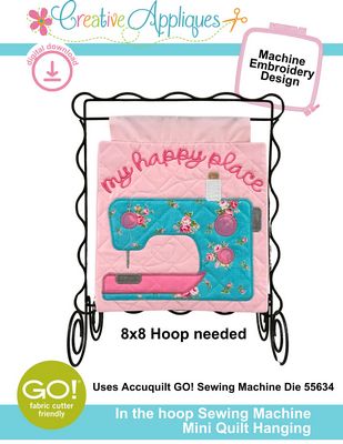 Creative Appliques In The Hoop Sewing Machine Mini Quilt Hanging