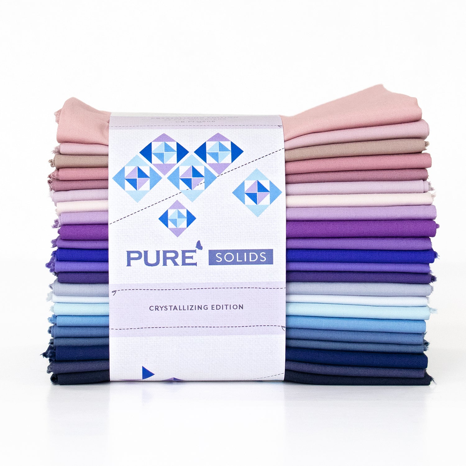 AGF Pure Solids Fat Quarter Bundles, 22pc - Crystallizing Edition