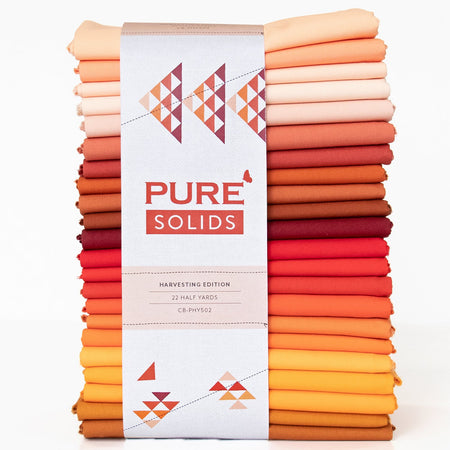 AGF Pure Solids Half Yard Bundles, 22pc - Harvesting Edition