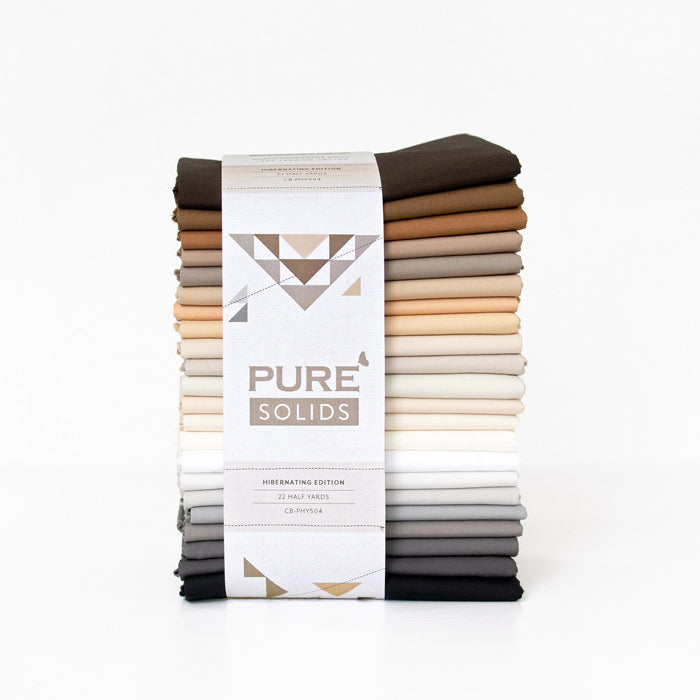 AGF Pure Solids Half Yard Bundles, 22pc - Hibernating Edition