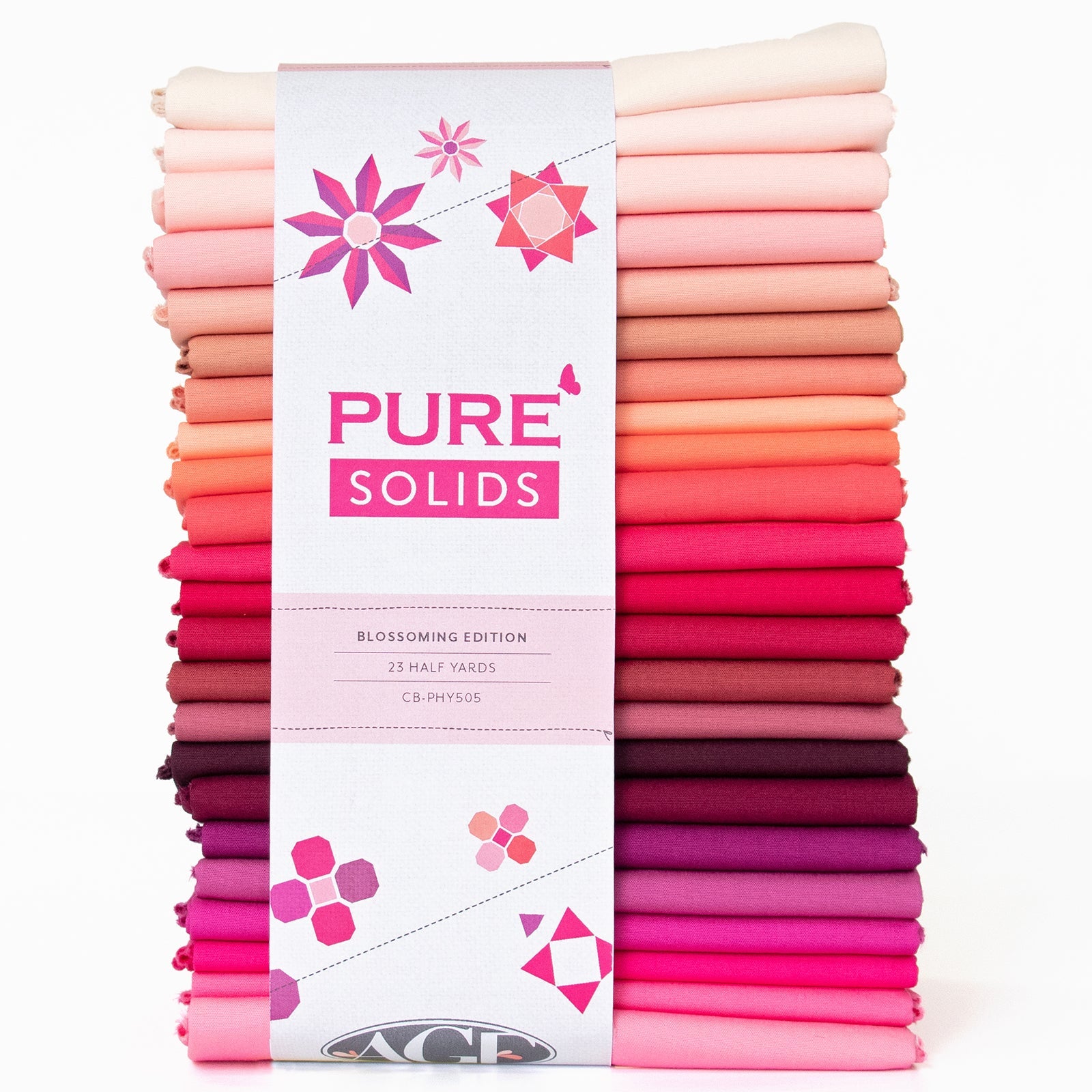AGF Pure Solids Half Yard Bundles, 23pc - Blossoming Edition
