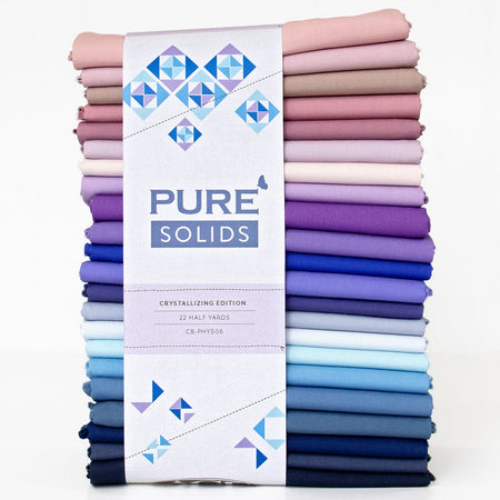 AGF Pure Solids Half Yard Bundles, 22pc - Crystallizing Edition