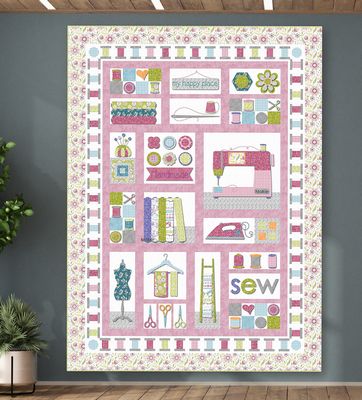 Cherry Blossoms Quilting Studio Stitch Garden Happy Place Pattern