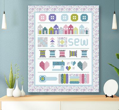 Cherry Blossoms Quilting Studio Oh Sew Happy Stitch Garden Pattern