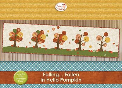 Cherry Blossoms Quilting Studio Falling Fallen in Hello Pumpkin Pattern
