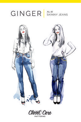 Closet Core Patterns Ginger Skinny Jeans