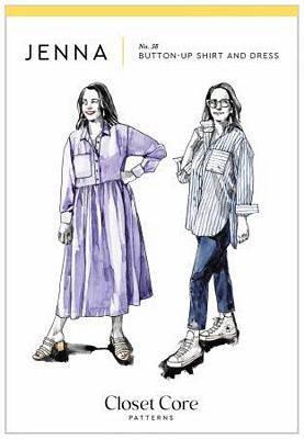 Closet Core Patterns Jenna Button-up Shirt and Dress