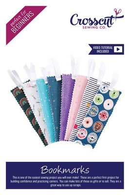 Crosscut Sewing Co Bookmark Pattern