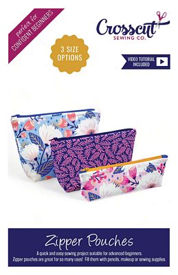 Crosscut Sewing Co Zipper Pouches Pattern