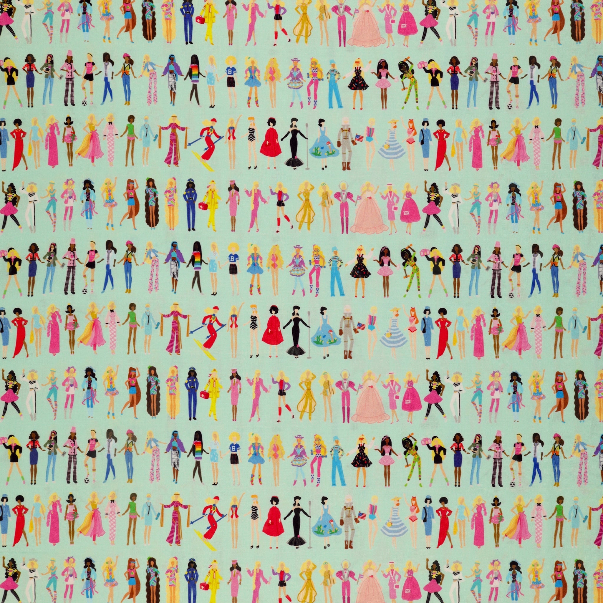 Barbie World Fabric Collection - Barbie Dolls Powder