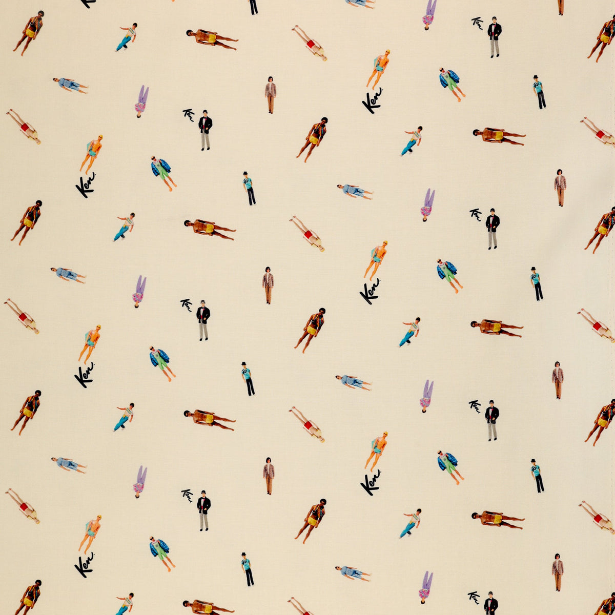 Barbie World Fabric Collection - Ken Dolls Cream