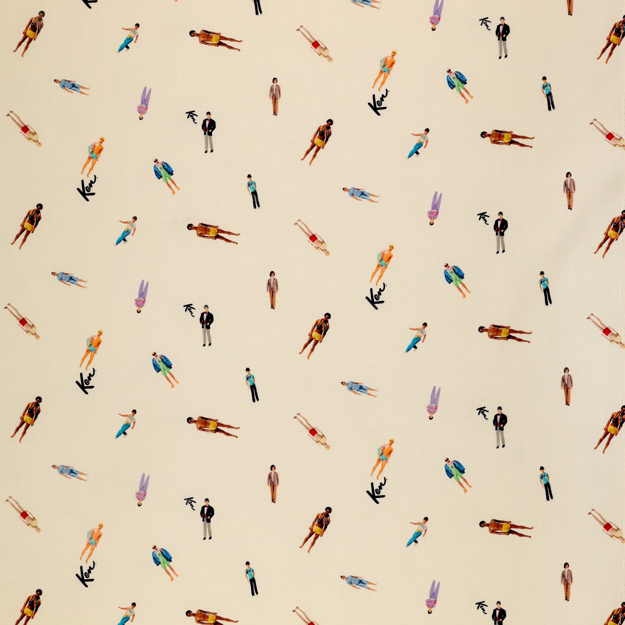 Barbie World Fabric Collection - Ken Dolls Cream