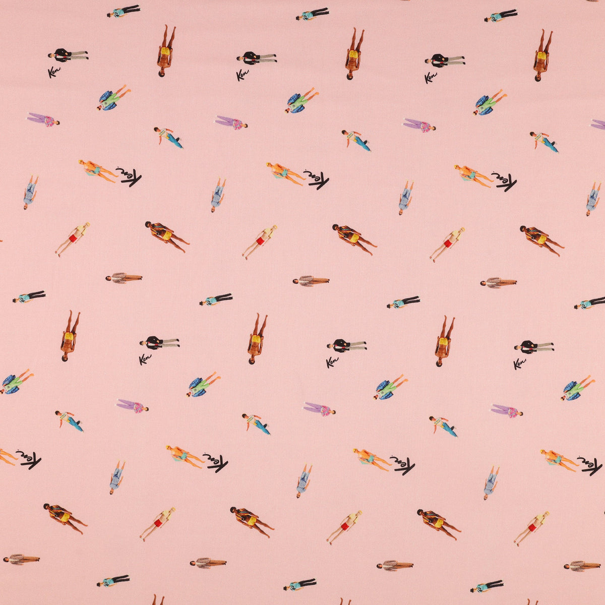 Barbie World Fabric Collection - Ken Dolls Pink