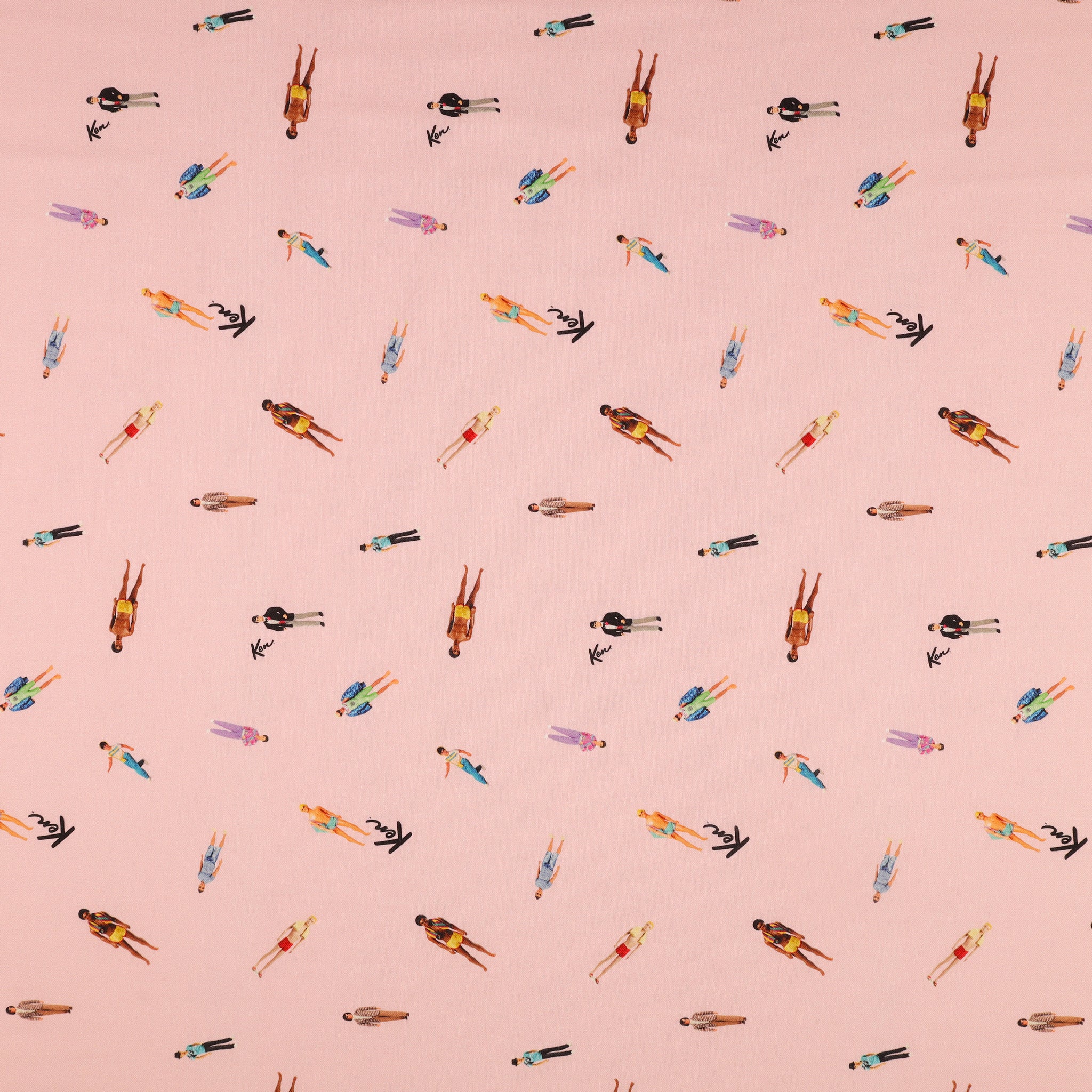 Barbie World Fabric Collection - Ken Dolls Pink