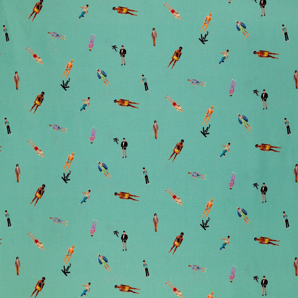 Barbie World Fabric Collection - Ken Dolls Teal