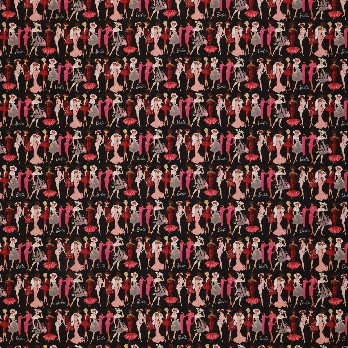 Barbie Vintage Fabric Collection - Fashion Black