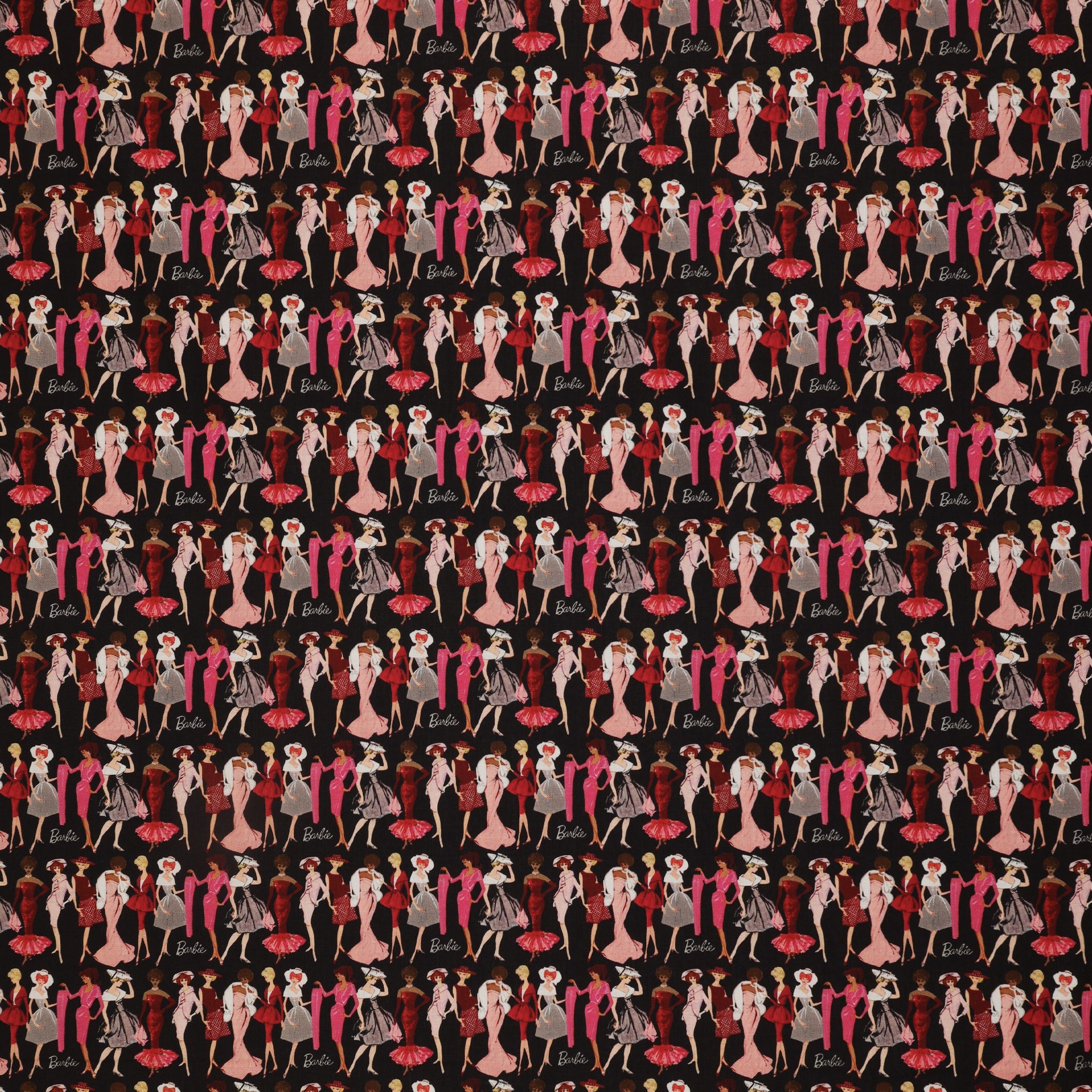 Barbie Vintage Fabric Collection - Fashion Black