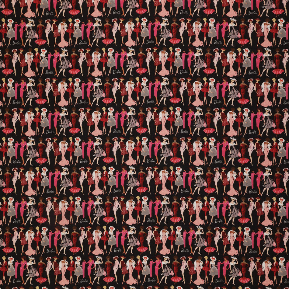Barbie Vintage Fabric Collection - Fashion Black