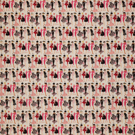 Barbie Vintage Fabric Collection - Fashion Blush
