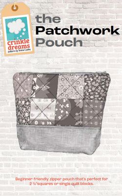 Crinkle Dreams Patchwork Pouch Pattern