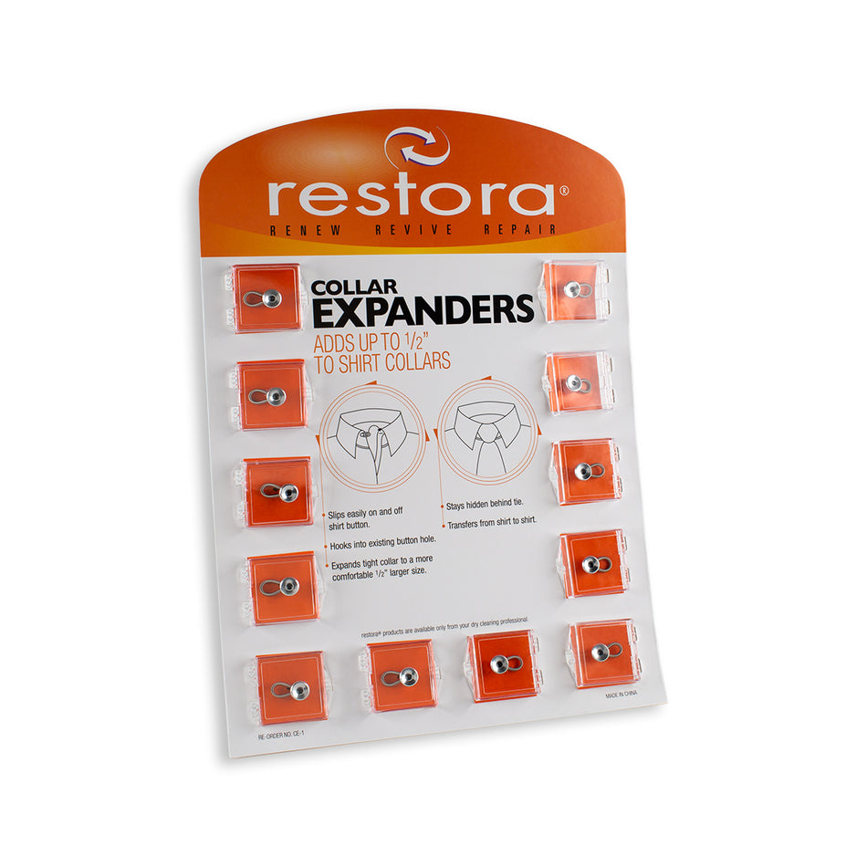 Restora Collar Expanders Display For Resale - 12/Pack