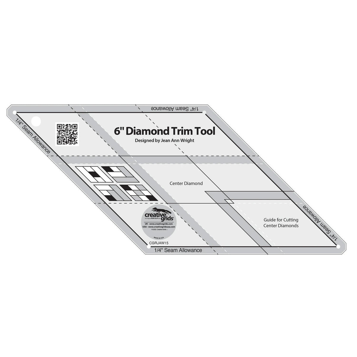 Creative Grids 6" Diamond Trim Tool