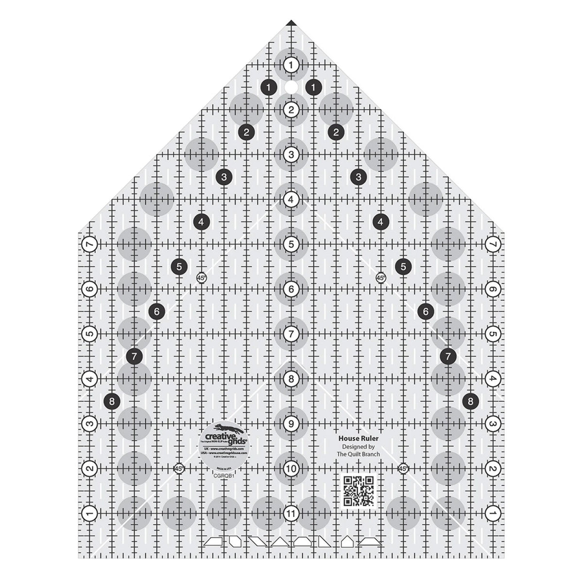 Creative Grids House Quilt Ruler