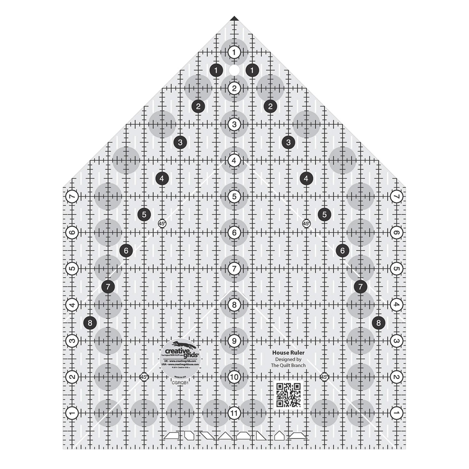 Creative Grids House Quilt Ruler