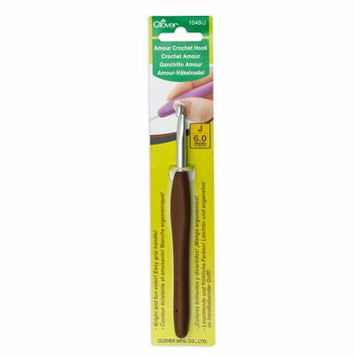 Clover Needlecraft Inc. Amour Crochet Hook J 6.0mm