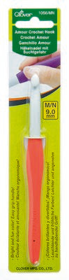 Clover Needlecraft Inc. Amour Crochet Hook M/N 9.0mm