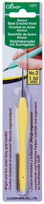 Clover Needlecraft Inc. Amour Crochet Hook 1.5
