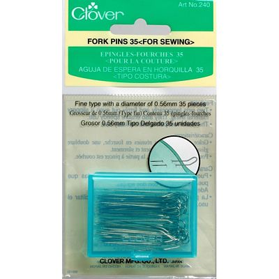 Clover Needlecraft Inc. Fork Pins 35ct