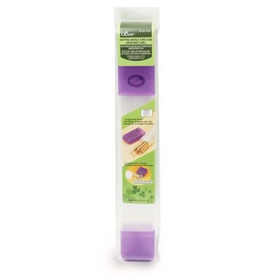 Clover Needlecraft Inc. Knitting Needle Tube Case Purple