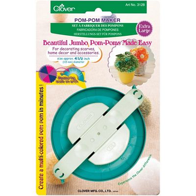 Clover Needlecraft Inc. Jumbo Pom Pom Maker