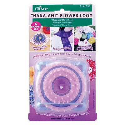 Clover Needlecraft Inc. Hana-Ami Flower Loom