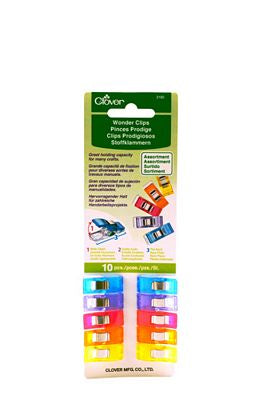 Clover Needlecraft Inc. Wonder Clips Assorted Colors
