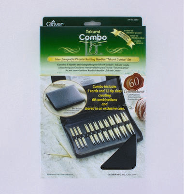 Clover Needlecraft Inc. Takumi Combo Interchangeable Knitting Needles