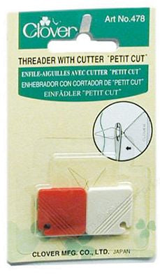 Clover Needlecraft Inc. Threader with Cutter