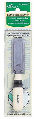Clover Needlecraft Inc. Button Hole Cutter White 12mm