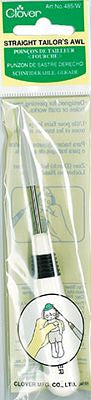 Clover Needlecraft Inc. White Straight Tailors Awl