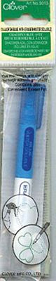 Clover Needlecraft Inc. Chacopen Blue with Eraser Water Sol