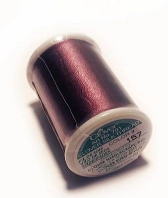 Clover Needlecraft Inc. Silk Thread - Plum