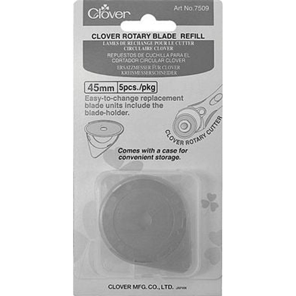 Clover Needlecraft Inc. 45mm Replacement Blade 5/pkg