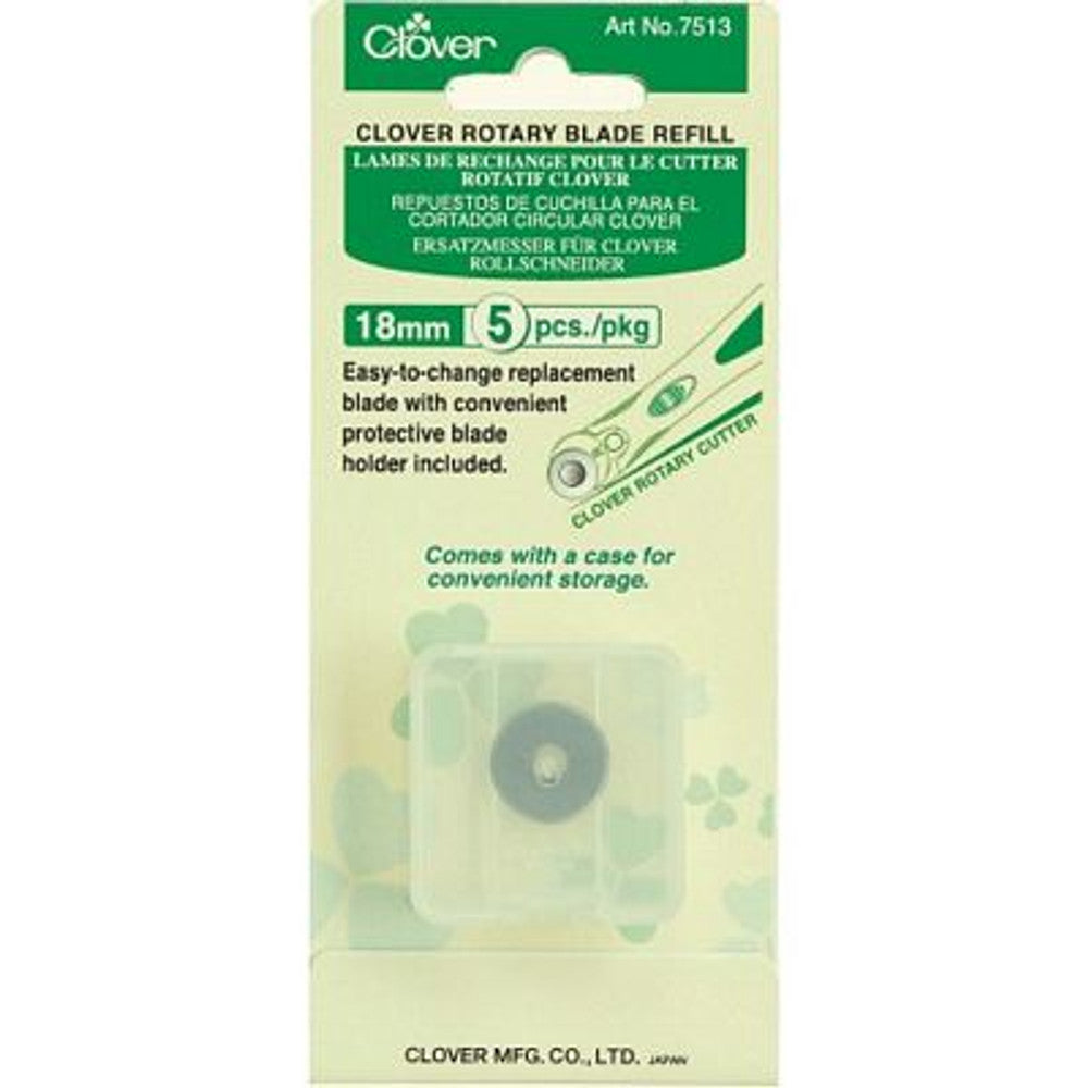 Clover Needlecraft Inc. 18mm Replacement Blade 5/pk
